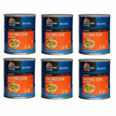 Mountain House Freeze Dried Food Vegetable Stew With Beef-6 Cans Combos