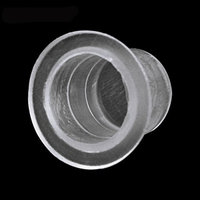 Makeup Ink Cup Tattoo Supplies 300 Piece Tattoo Pigment Cups Tattoo Inks Caps 9mm Disposable Pigment Container Body Art Ink Cups Tattoo Supply Plastic Small Tattoo Ink Pigment Cups