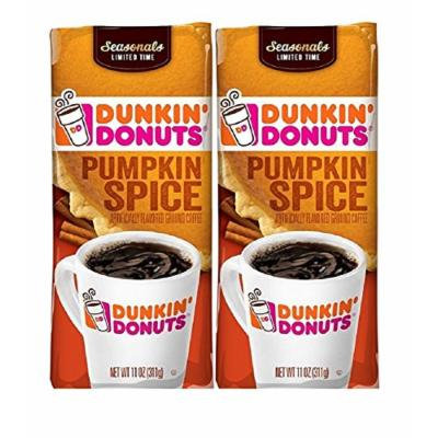 Dunkin' Donuts Flavored Ground Coffee, Pumpkin Spice, 2 Count