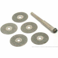 5 Diamond Wheels Lapidary Discs Cutting Saw fits Dremel