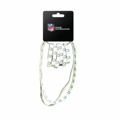 NFL Indianapolis Colts Hair Accessory 6-Elastic Ponytail Bands and 2-Elastic ...