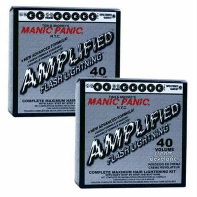 MANIC PANIC Amplified Flashlightning 40 Volume Cream Developer Hair Lightening Kit