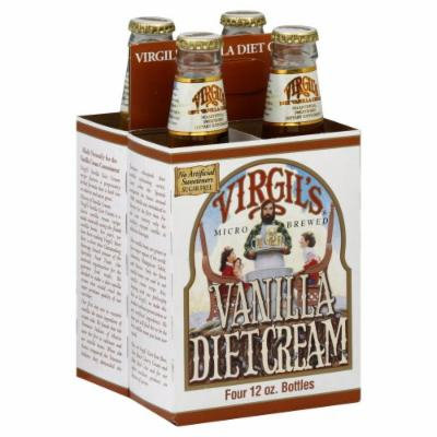Virgils Soda Cream Zero 4Pk 48 Fo (Pack of 6) - Pack Of 6