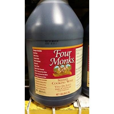 Four Monks® Sherry Cooking Wine 4-1 gal. Plastic Jugs