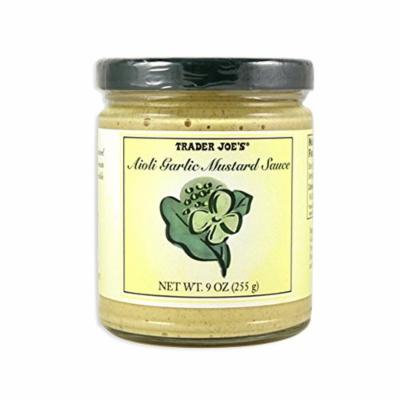 TRADER JOE'S AIOLI GARLIC MUSTARD SAUCE (9OZ-2PK)