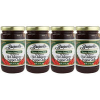 Braswell Hot Jalapeno Pepper Jelly (Pack of 4)