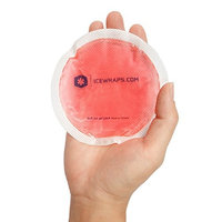 Round Reusable Gel Ice Packs With Cloth Backing – Great For: Wisdom Teeth, Breastfeeding, Tired Eyes, Kids Injuries, Headaches, Sinus Relief And More. Use As Hot Or Cold Packs (Green – 5 Pack)