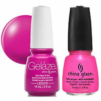 China Glaze Gelaze Tips and Toes Nail Polish, Hang-Ten Toes, 2 Count