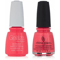 China Glaze Gelaze Tips and Toes Nail Polish, Surfin' for Boys, 2 Count