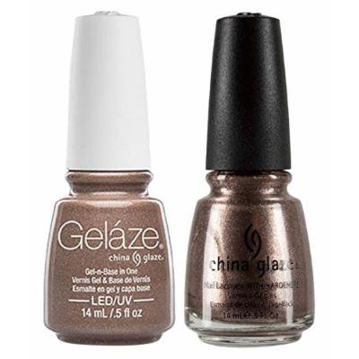 China Glaze Gelaze Tips and Toes Nail Polish, Swing Baby, 2 Count