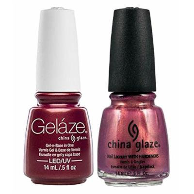 China Glaze Gelaze Tips and Toes Nail Polish, Awakening, 2 Count