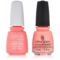 China Glaze Gelaze Tips and Toes Nail Polish, Neon & On & On, 2 Count