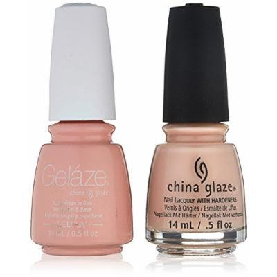 China Glaze Gelaze Tip & Toes Nail Lacquer, Sand in My Mistle Toes, 2 Count