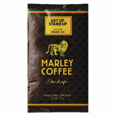 Marley Coffee 2097 Coffee Fractional Pack, Get Up Stand Up, 18/Box