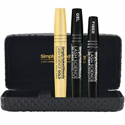 3D Fiber Lash Mascara with Growth Enhancing Serum by Simply Naked Beauty. Castor Oil Lash Growth Mascara. Organic & hypoallergenic ingredients. Waterproof, smudge proof & last all day.
