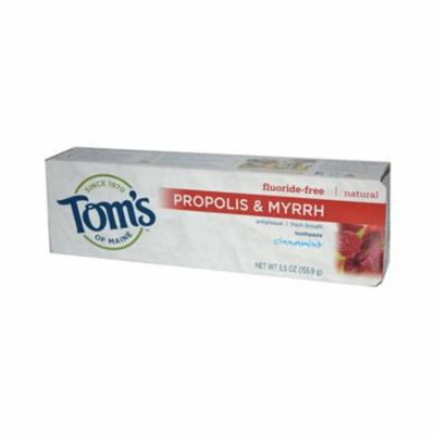Toms Of Maine 0779504 Cinnamint Propolis & Myrrh Toothpaste, 5.5 oz - Case of 6