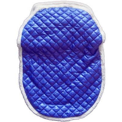 Tadpoles Blue Quilted Nylon Puffer Car Seat/Stroller Cover