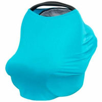 JLIKA Baby Car Seat Canopy Cover and Stretchy Nursing Cover - Tropical Blue