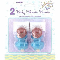 Baby Shower Blue Sleeping Baby Favors.