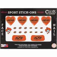 Color Club Sport Stick-Ons, Oklahoma State, 20 pc