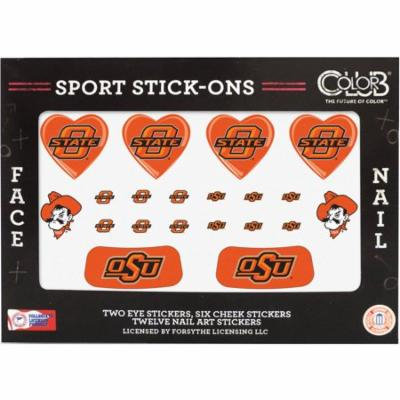 Color Club Sport Stick-Ons, Oklahoma State, 20 pc