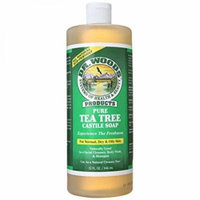 Dr. Woods Pure Castile Soap, Tea Tree, 32 Ounce