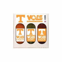 Tennessee Volunteers NCAA Grilling Gift Set (12oz Cajun, 12oz Lime, 12oz Peach)