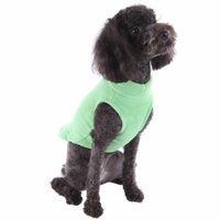 Soft Stretchable Fleece Pullover Vest for Small and Big Dogs, Grass Green, Small