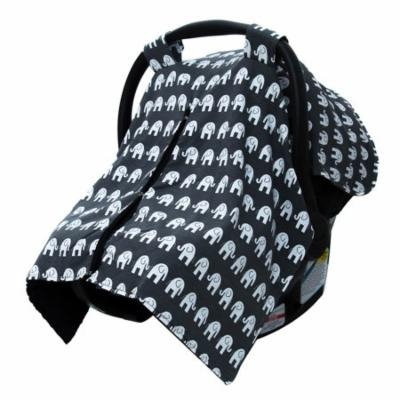 JLIKA car seat canopy cover-Gray Elephant