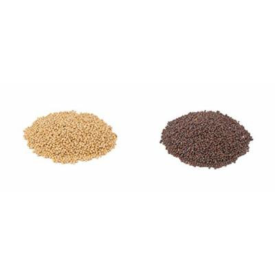 Homemade My Way Mustard Seed Bundle 2 Lbs each Yellow & Brown Mustard Seed (4 Pounds Totl) 2 Items, a $26.68 Value
