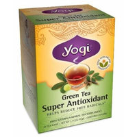 Yogi Green Tea Super Antioxidant Herbal Supplement Tea Bags - 16 Ea (Pack of 6)