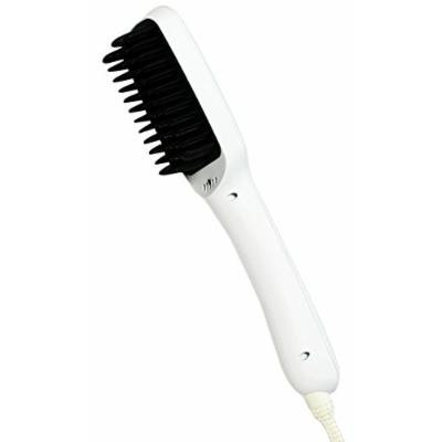 Bone straight ceramic plate straightening comb - white