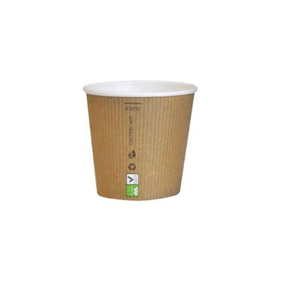 Packnwood 210GCBIO3 3 oz Nature Paper Cup 2.2 x 2.2 in.