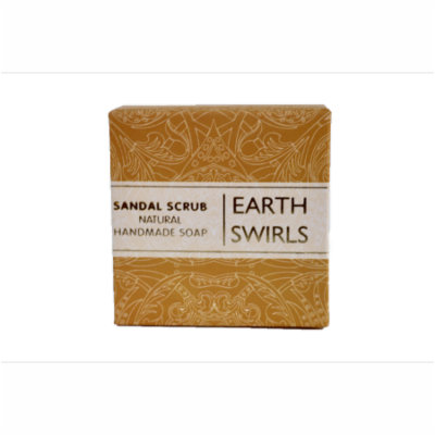 Earth Swirls Sandal Scrub - Natural Handmade Soap