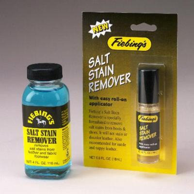 FIEBING'S SALT STAIN REMOVER FROM LEATHER FABRIC FOOTWEAR 4 OZ