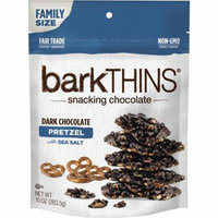 barkTHINS Dark Chocolate Pretzel with Sea Salt, 10 oz, 2 Count