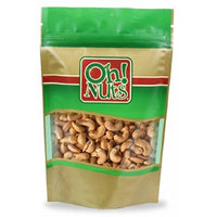 Dry Roasted Cashews Unsalted - Oh! Nuts (1 LB Dry Roasted Cashews Unsalted)