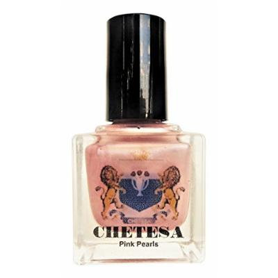 CHETESA Gems Collector Nail Lacquer Non-Toxic, Pink Pearls, 0.5 oz.