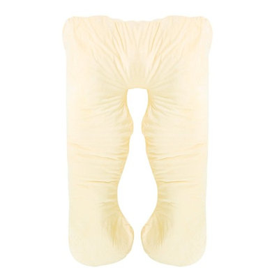 Vintage Natural Contoured Maternity Pregnancy Body Pillow Comfortable Big U Type Pillow Adult Unilateral Sleeping Pillow