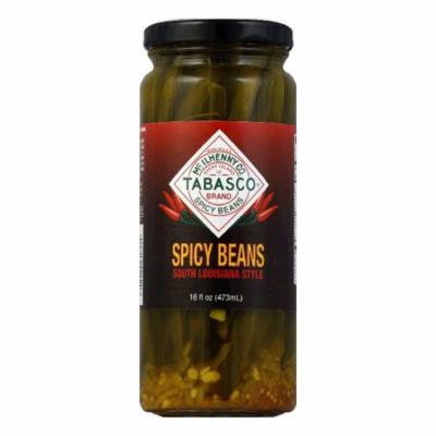 Tabasco Vegetable Green Beans Spicy, 16 OZ (Pack of 6)