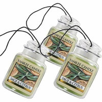 Yankee Candle Car Jar Ultimate Odor Neutralizing Air Freshener Sage & Citrus-3PK
