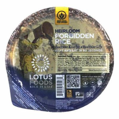 Lotus Foods Heirloom Forbidden Rice, 7.4 Oz (Pack of 6)