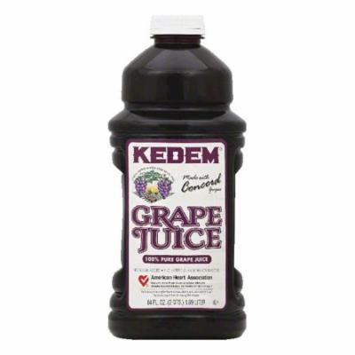 Kedem Pure Grape 100% Juice, 64 Fo (Pack of 8)