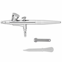 0.4mm Single-action Airbrush Gun Kit Gravity Feed Cake Decorating Nail Art Makeup Tattoo Hobby