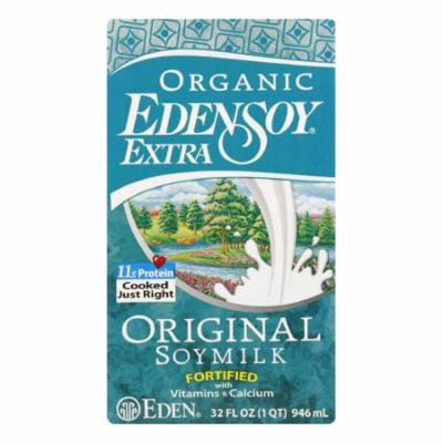 Eden Original Soymilk Extra Organic, 32 FO (Pack of 12)