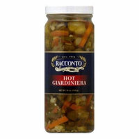 Racconto Giardiniera Hot, 16 OZ (Pack of 12)