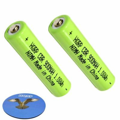 HQRP TWO Phone Batteries for Panasonic KX-TG6671 KX-TG6671B KX-TG6672 KX-TG6672B KX-TG6445T KX-TG6473PK KX-TG6511 KX-TG6511B KX-TG6512 KX-TG6512B KX-TH1211 KX-TG9321 Cordless Telephone + Coaster