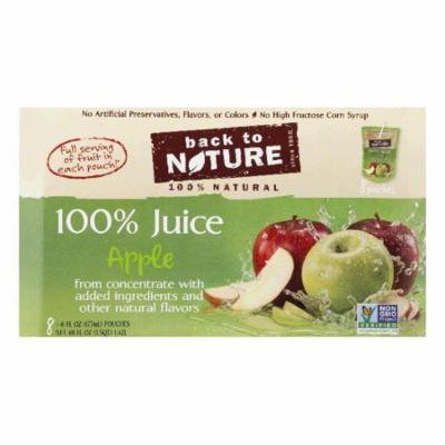 Back to Nature 8pk All Natural Apple Juice, 48 OZ (Pack of 5)