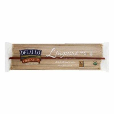 DeLallo Organic Whole Wheat Linguine, 16 OZ (Pack of 16)