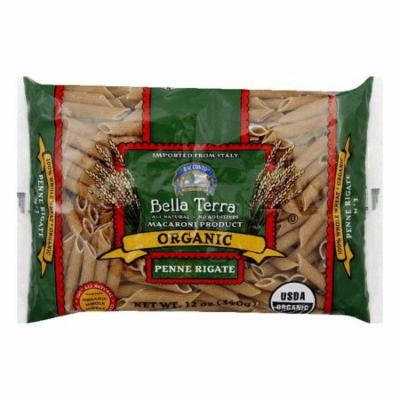 Bella Terra Pasta Penne Rigate Whole Wheat Organic, 12 OZ (Pack of 12)